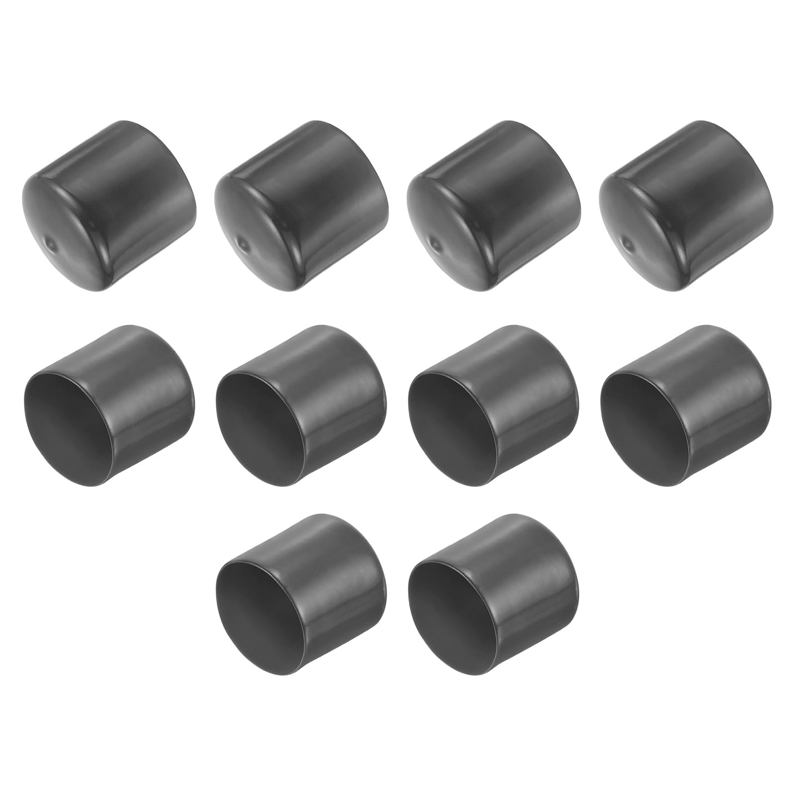 Tapas de goma de 55 mm para proteger roscas y evitar cortes en tubos redondos