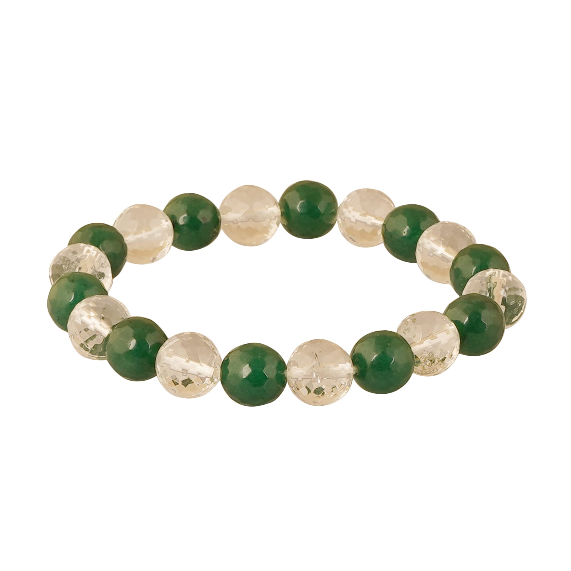 See full amazon price history chart for Numerology Products Green Aventurine Clear Quartz Bracelet| White Quartz| Energized| Diamond Cut Crystal| 10 mm beads| Stretchable Elastic (18 cm) Numerology Products Green Aventurine Clear Quartz Bracelet| White Quartz| Energized| Diamond Cut Crystal| 10 mm beads| Stretchable Elastic (18 cm) (B09NZQ5SSC) Amazon Price History, Amazon Price Tracker