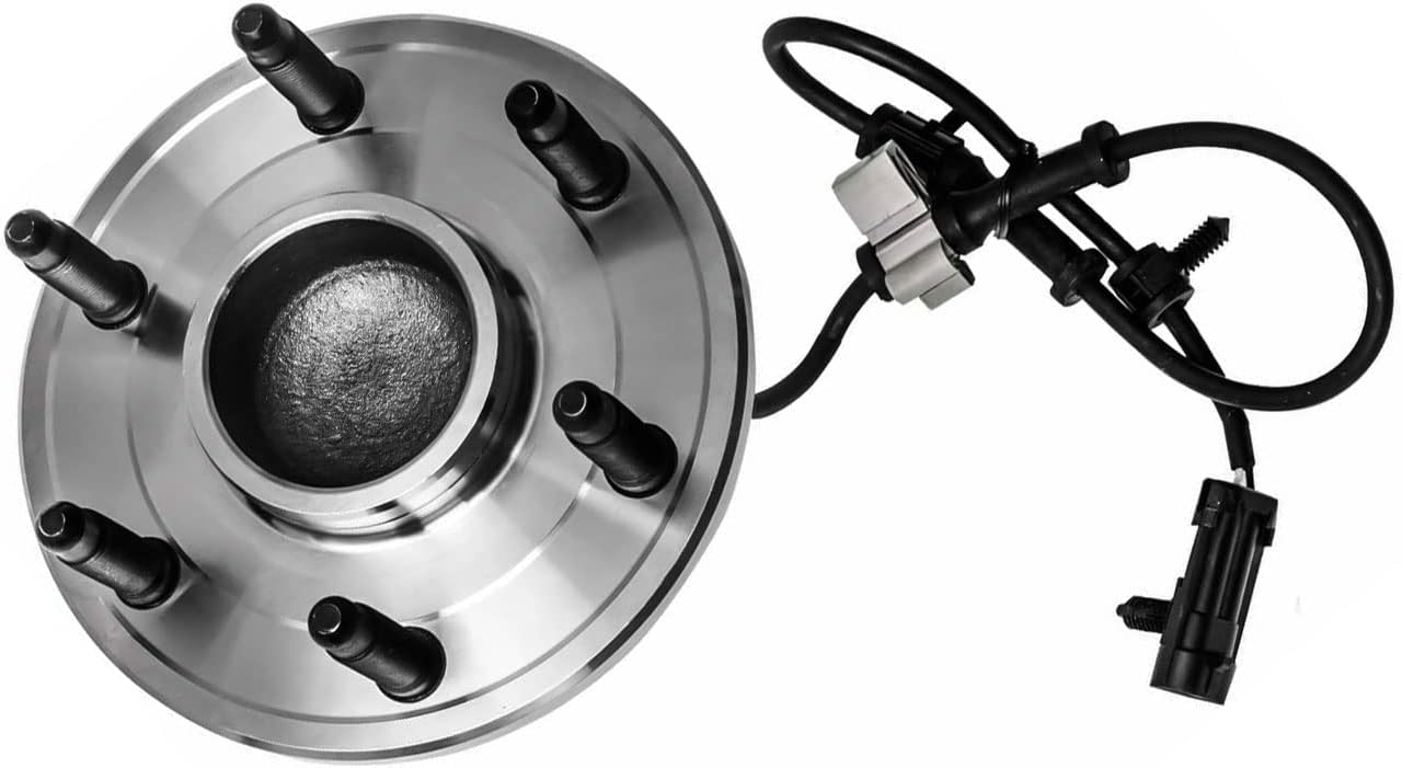 RWD Front Wheel Bearing Hub Assembly Compatible with Cadillac Escalade, Chevrolet Avalanche Express 1500 2500 Silverado Suburban Tahoe, GMC Savana Sierra Yukon Hub Bearing w/ABS 515054