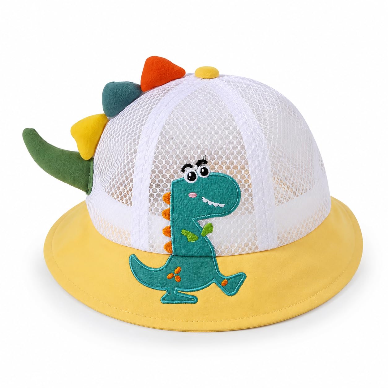 kawn Baby Dinosaur Sun Hat for Boys & Girls (1–3 Years) | UPF 50+ Bucket Cap with Chin Strap & Breathable Mesh | Cute Toddler Summer Hat for Beach, Travel & Outdoor Use-picture-46