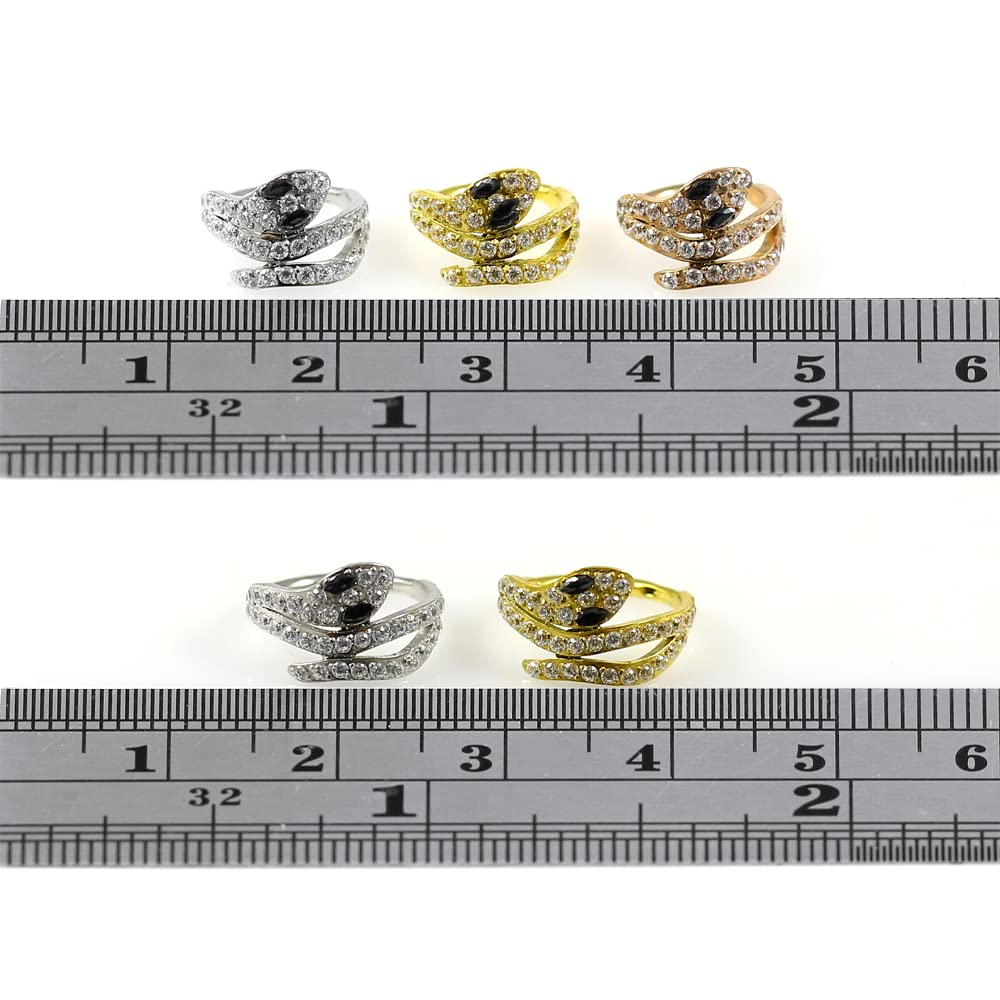 Anello a scatto con segmento incernierato in acciaio chirurgico 316L con zirconia cubica, per cartilagine, per daith, anello da camera, elice, calibro 16