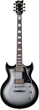 ESP LTD Signature Bill Kelliher Royal Shiva Electric Guitar - Silver Sunburst | Set-Neck Mahogany with Maple Cap, Macassar Ebony Board, Mojotone Hellbender Hbs with Coil-Split, Tonepros Tom and Tailpiece