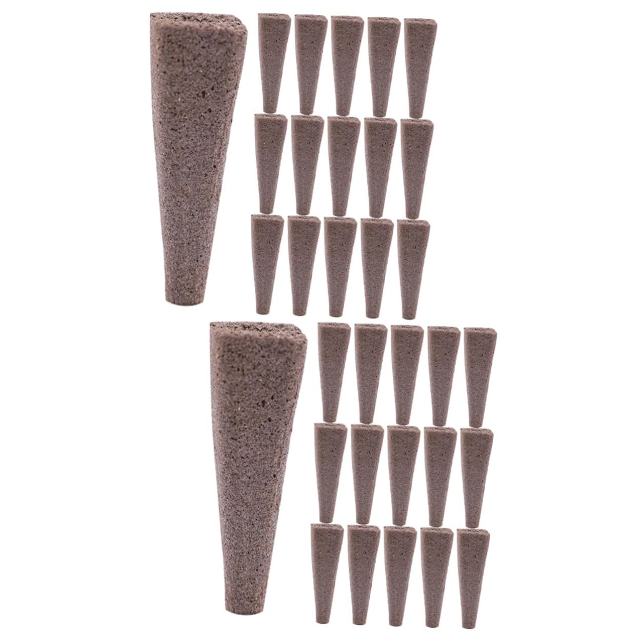 POPETPOP100 Pcs Garden Nutrient Soil Block Garden Supplies Inserting Nutrient Soil Blocks Smart Plugs Garden Soil Potting Starter Plant Machine Biological Carbon Mud Intelligent