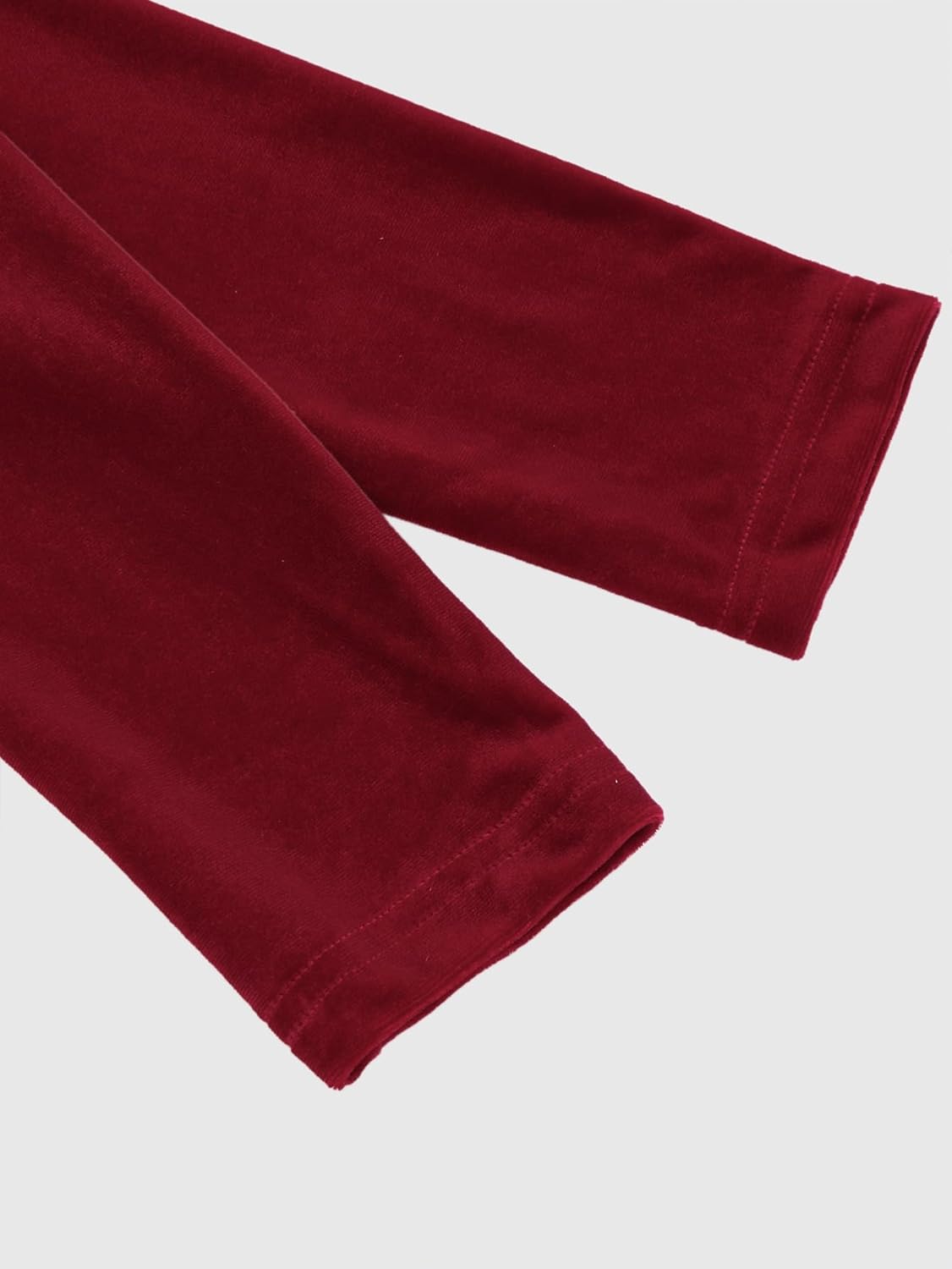 Women's Wrap V Neck Velvet Mini Dress Elegant Ruched Long Sleeve Bodycon Evening Cocktail Dresses - Image 4