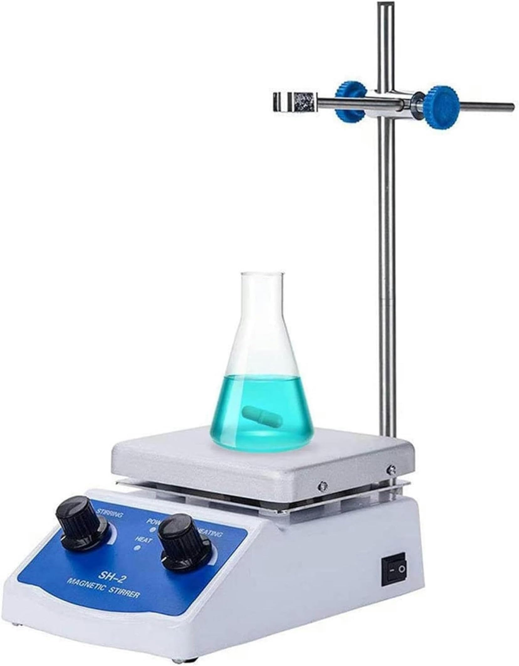 Agitateur magnétique 0-2000 TR/Min à chauffage rapide pour mélanges de 1000ML