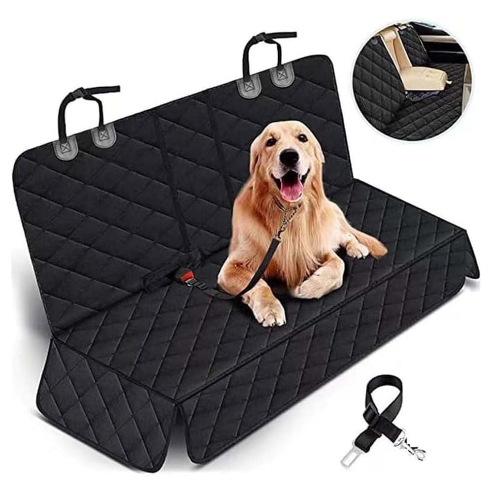 Housses De Sièges Peugeot 208 Premium - Cuir Noir Et Liseré Rouge