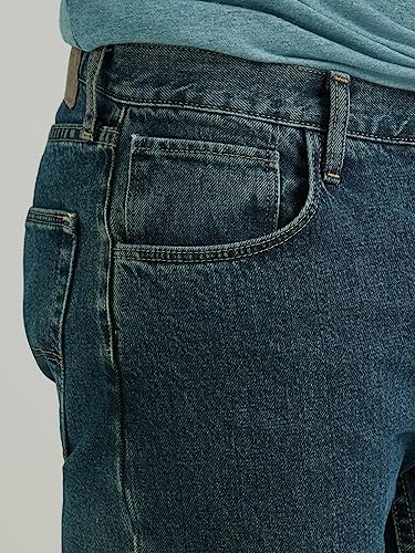 Wrangler Authentics Jeans Da Uomo, Vestibilità Classica Rilassata, 5 Tasche, Dark Stonewash, Taglia 46W X 34L - 3