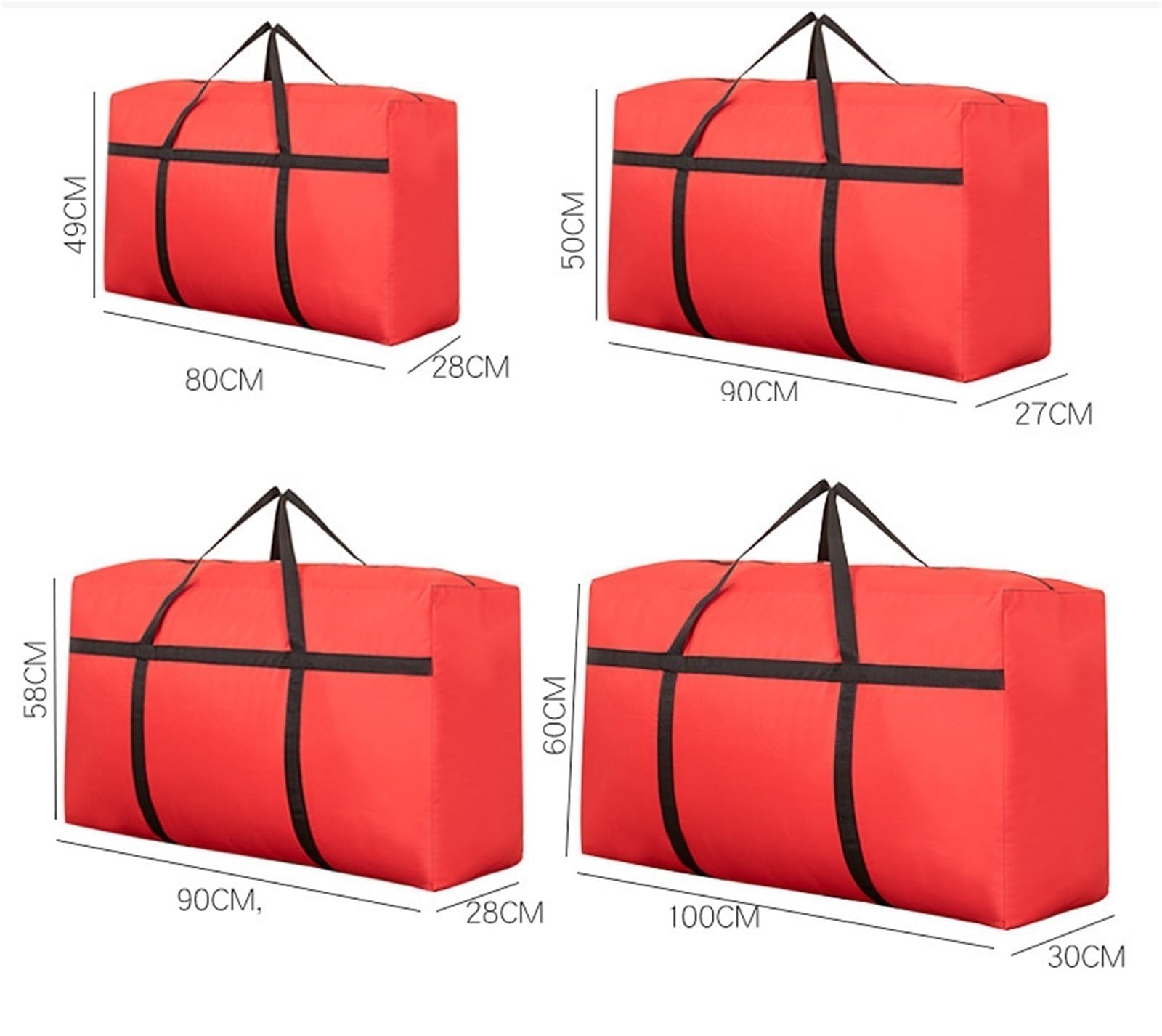 Große Weihnachtsbaum-Aufbewahrungstasche – Oxford-Stoff für einfaches Bewegen und Nisieren – passend für 2,3 m große Bäume – geräumig 100 x 60 x 30 cm – ideal für Urlaubsdekoration (grün)