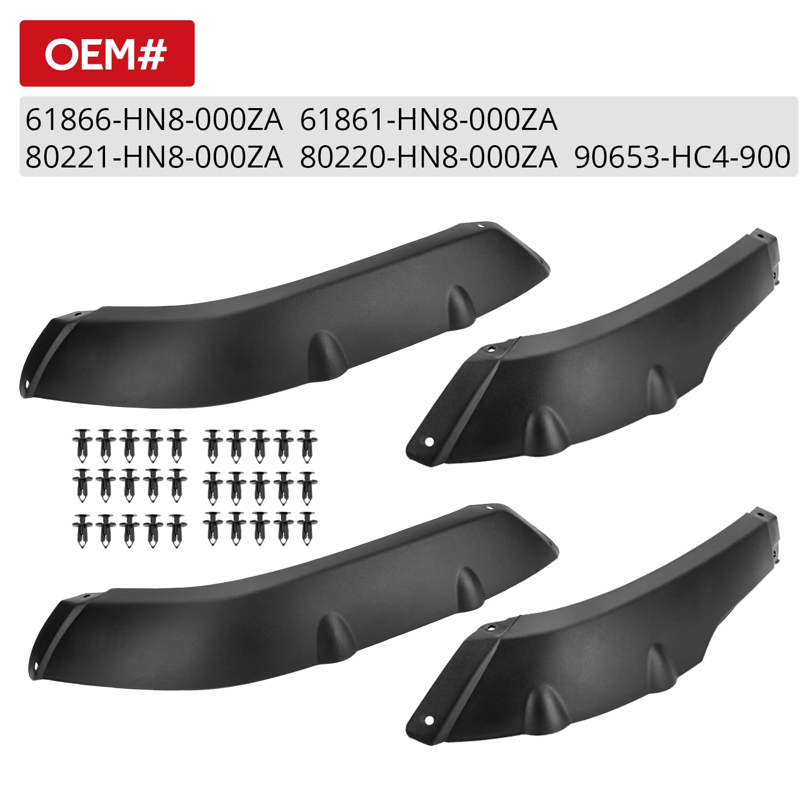 Amazon.com: JAVIK Fender Mud Guards Fit for Honda Rincon 650