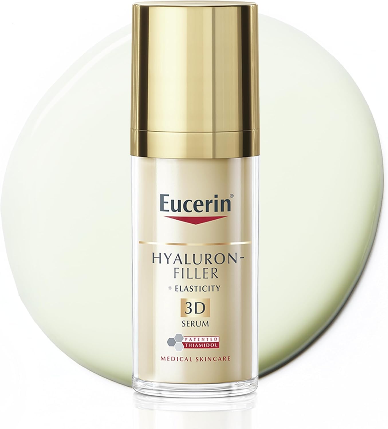 Hyaluron-Filler + Elasticity 3D Serum 30ml, Anti-Ageing Face Serum for Refined, Youthful Skin, Advanced Skincare Serum with Hyaluronic Acid and Thiamidol