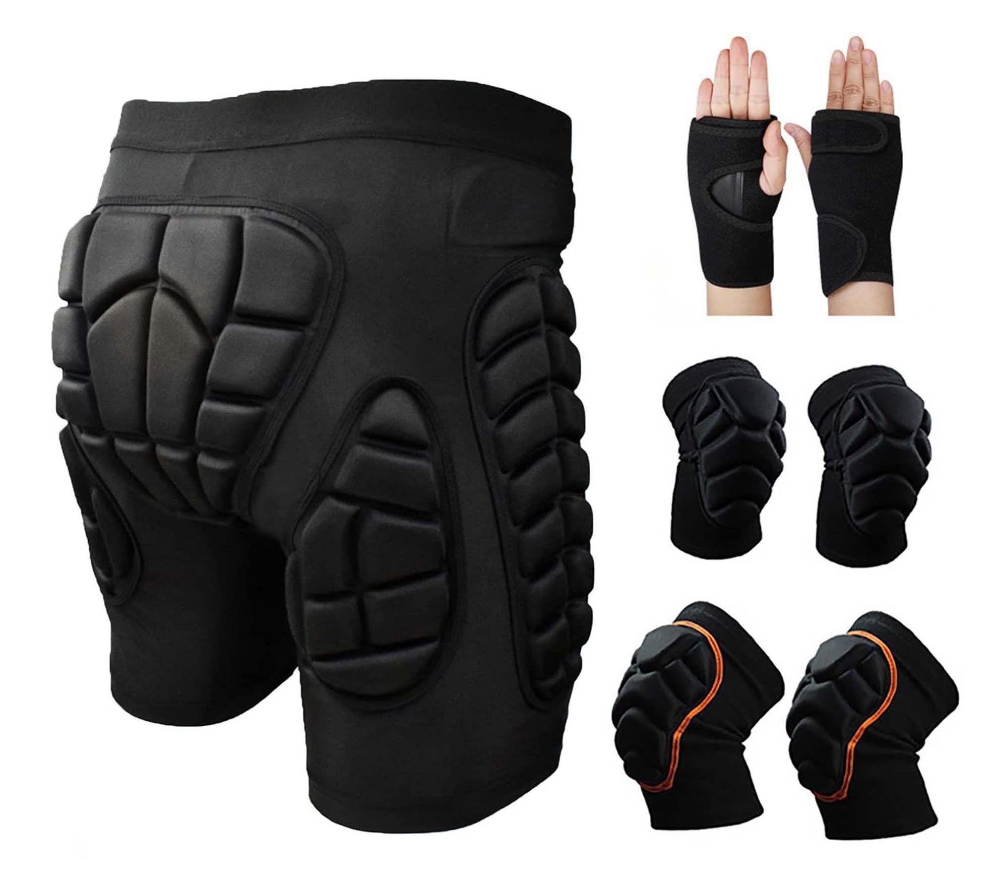 Genouillères De Ski, Genouillères Rembourrées 3D, Équipement De Protection De Ski, Kit De Protection Pour Enfants Adultes