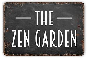 8&quot; x 12&quot; The Zen Garden Metal Sign