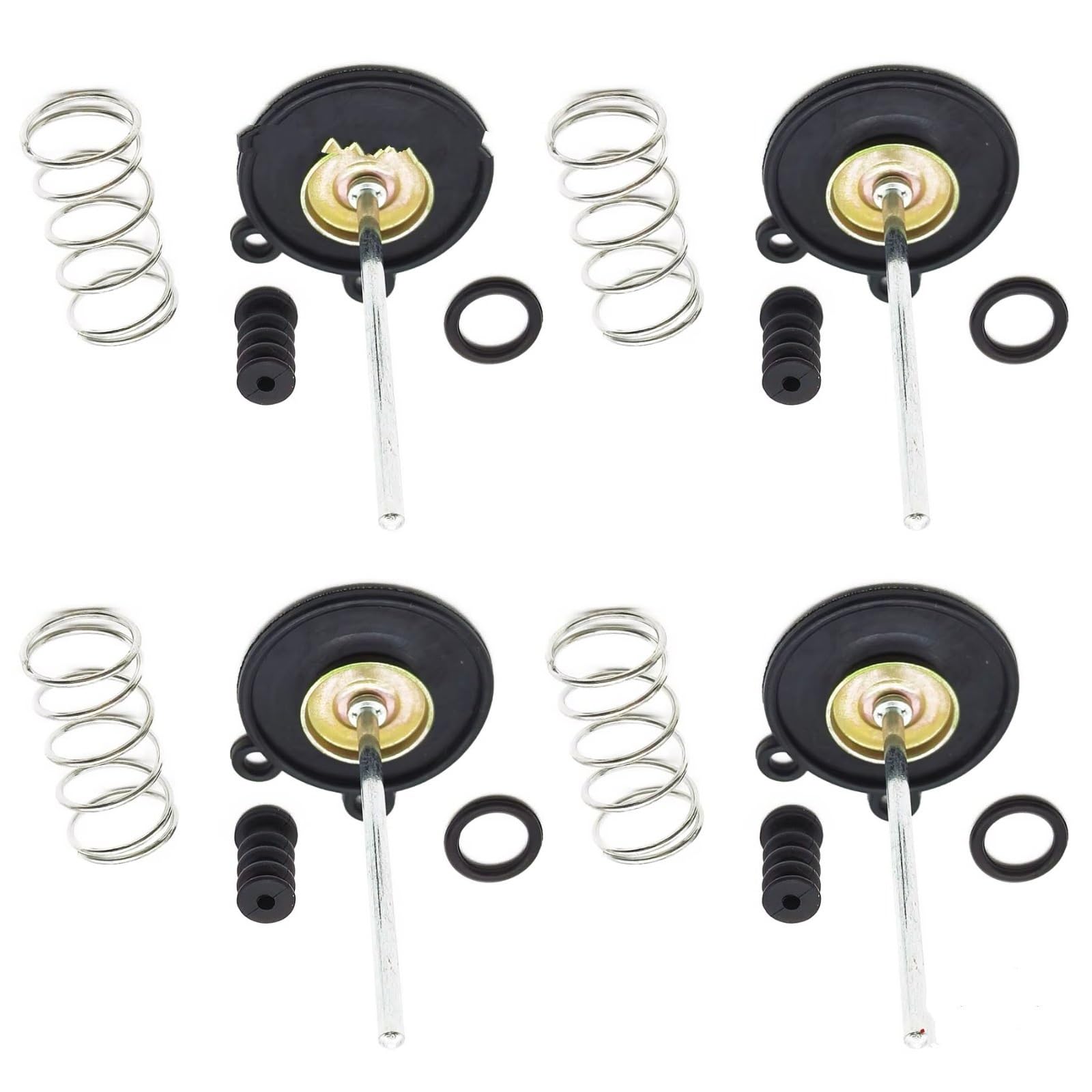 Kit Carburador Repuesto Compatible Con CB750L Para Limited 1979 Kit Reconstrucción De Émbolo De Diafragma De Carburador De Motocicleta Con Junta(4pcs)