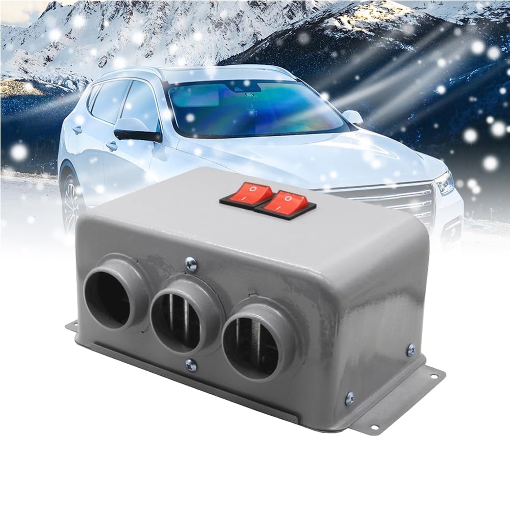 Ventilador de calefacción eléctrica para automóviles de 600 W y 12 V, secador eléctrico, desempañador de parabrisas para vehículos de 12 V, camiones, barcos, UTV, desempañador para invierno, calent