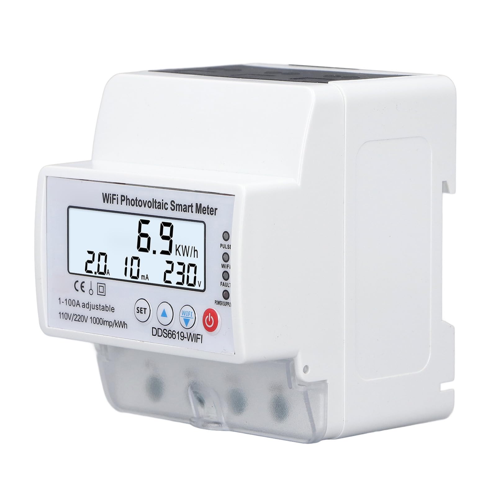 Inteligentny Licznik Fotowoltaiczny WiFi, 110 V 220 V 1 do 100