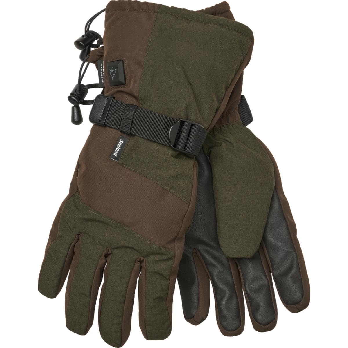 Seeland Brown Celsius Heat Gloves Pine