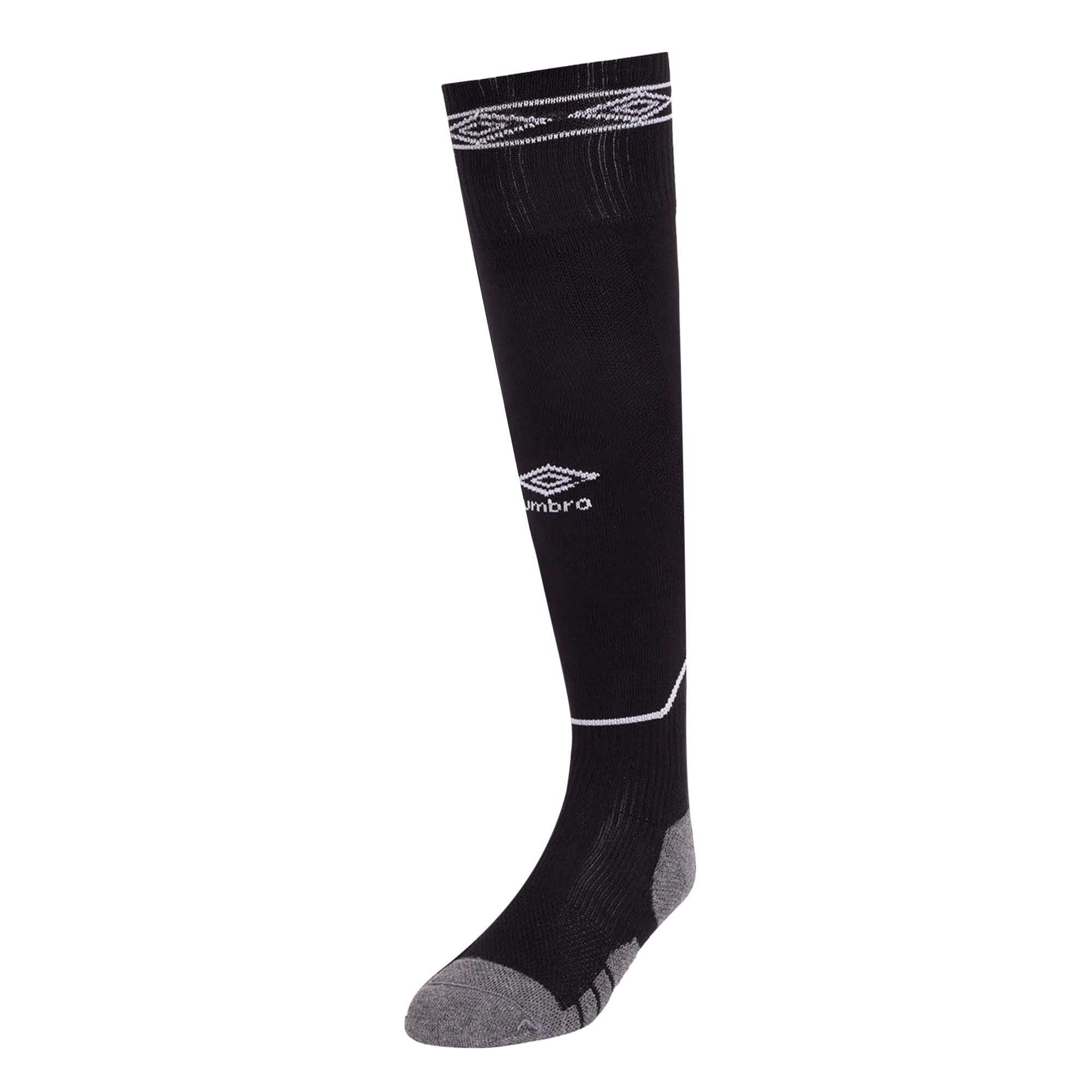 Umbro Black/White Childrens/Kids Diamond Football Socks (2 Uk-7 Uk) ()