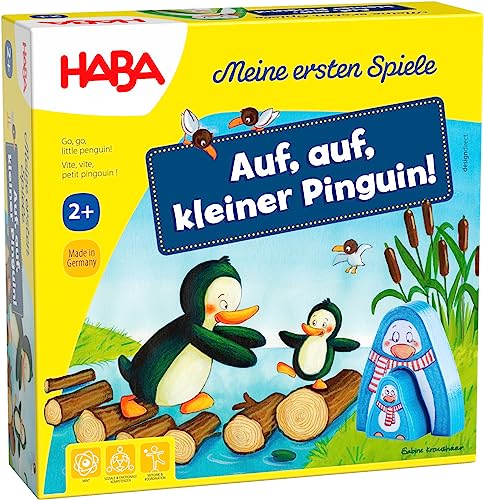 HABA Meine ersten Spiele – Auf, auf Kleiner Pinguin – Brettspiel ab 2...