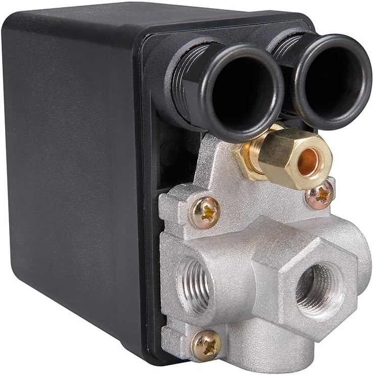 Phoenix PM4VAA 90/120 PSI 4-Port Air Compressor Switch with Unloader Valve and Auto/Off (NE-MA type)