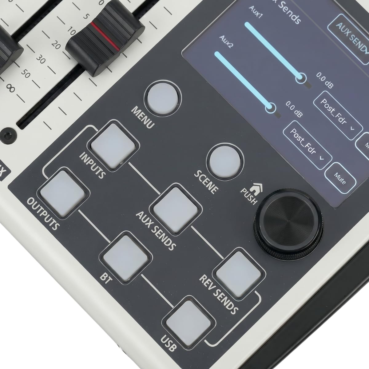 Mezclador digital Thornton DM08X, 8 canales, pantalla táctil, interfaz de audio USB, DSP, control Wi-Fi, Bluetooth
