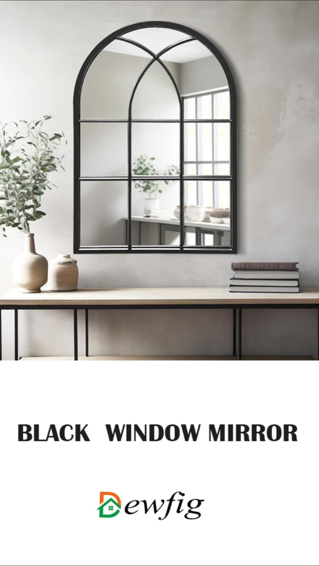 Amazon.com: Dewfig Arched Wall Mounted Mirror, 42