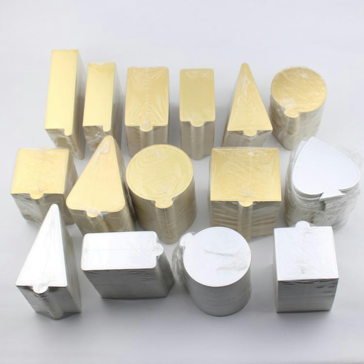10 Piezas De Bases Para Pasteles, Bases De Pasteles Dorados De 6, 8, 10