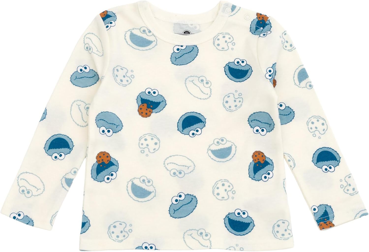 Sesame Street Baby Corduroy Ribbed Overall and T-Shirt Outfit Set Newborn to Infant Sizes (Newborn - 24 Months) - Image 2