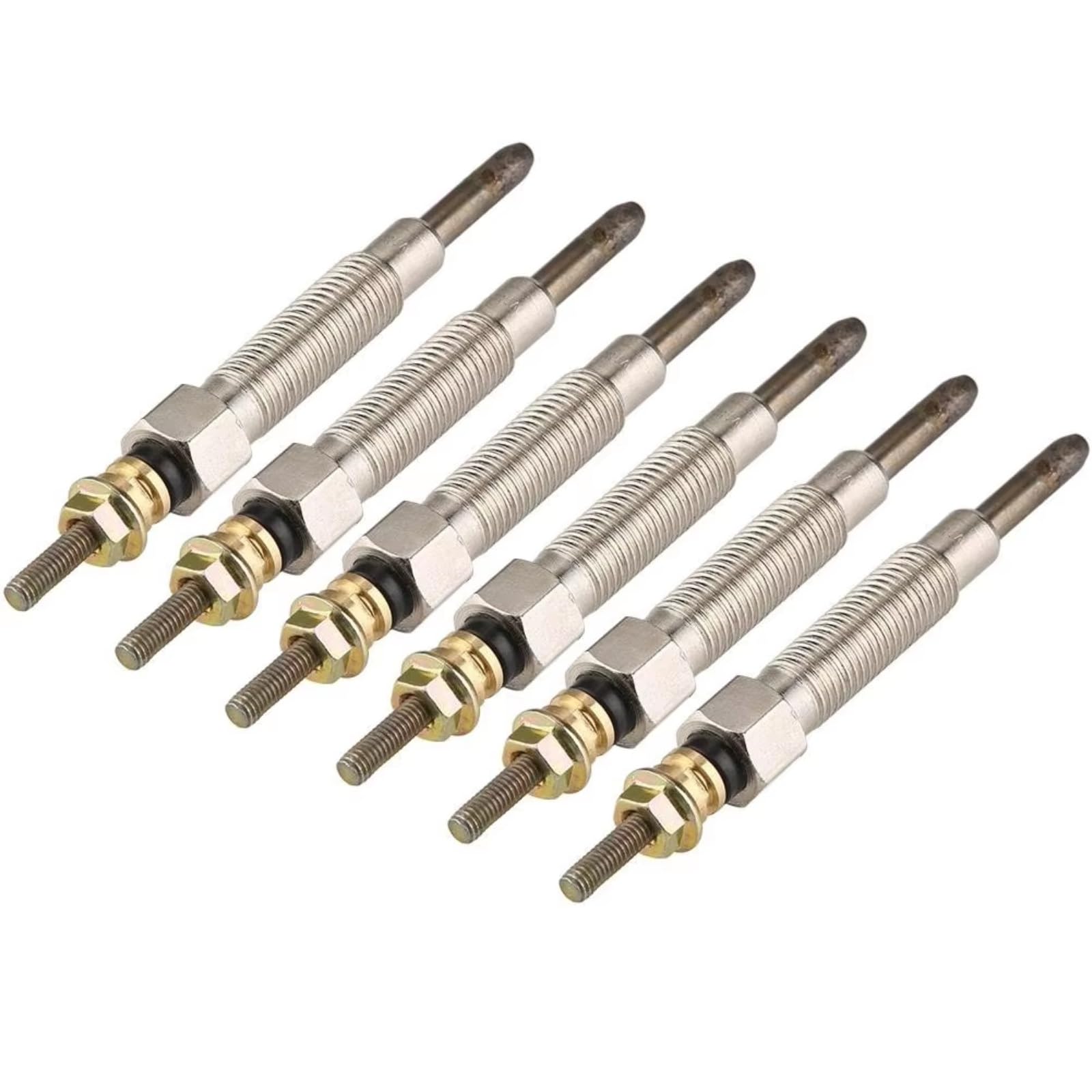 Set di candelette di preriscaldamento per Nissan Patrol Y60 4.2, Set di 6 candelette di preriscaldamento ausiliarie per Motore Auto, Accessori di Ricambio.