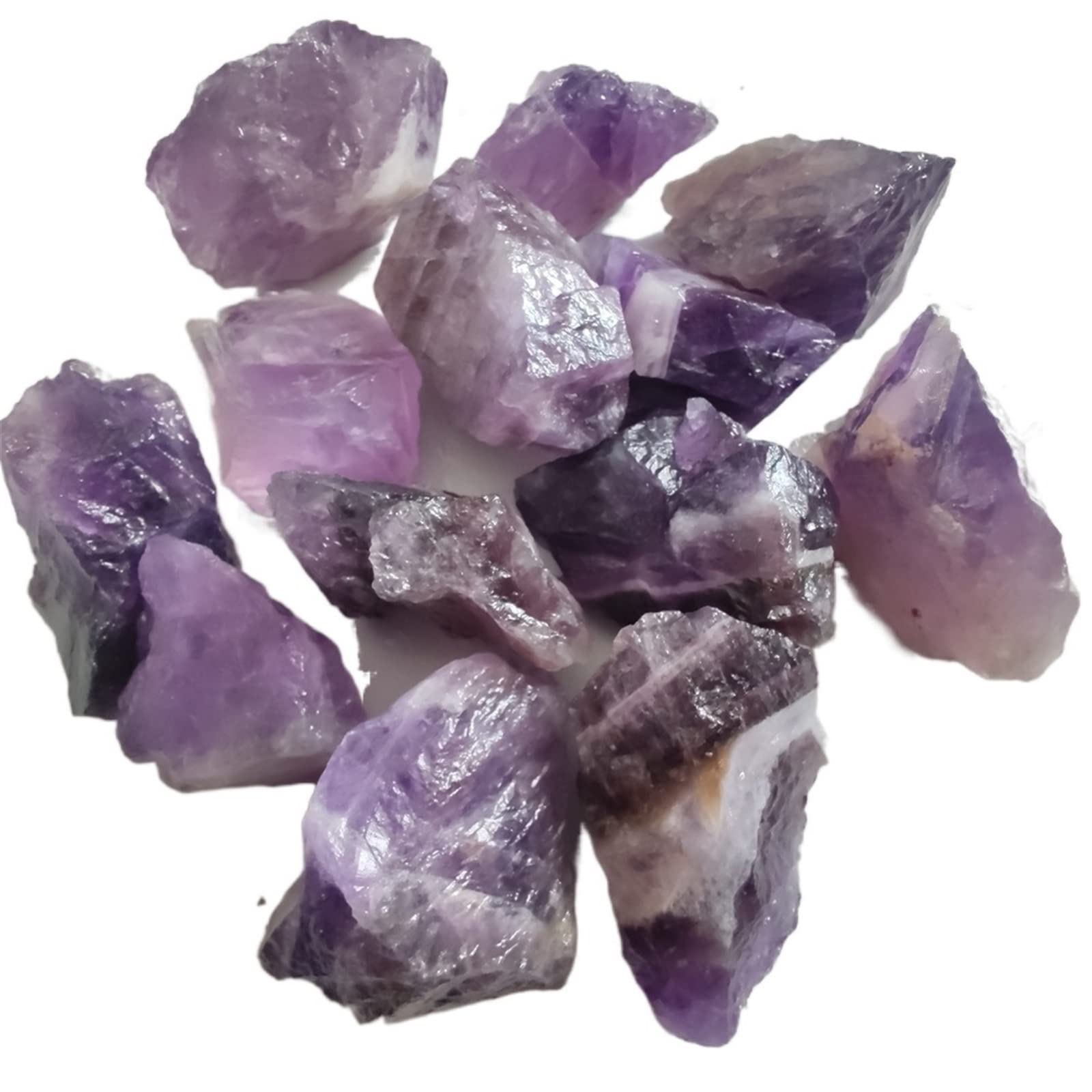 100g Naturale Ametista Scuro Cristallo Pietra Roccia Acquario Decorazione della Stanza di casa PEIQIYIN Raccolta domiciliare(Size:2-3cm)