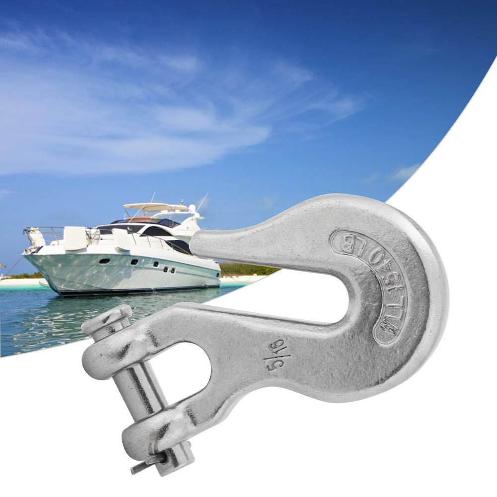Ganci a scatto in acciaio inossidabile pesante forti per il sollevamento di kayak in barca (3/8 ")