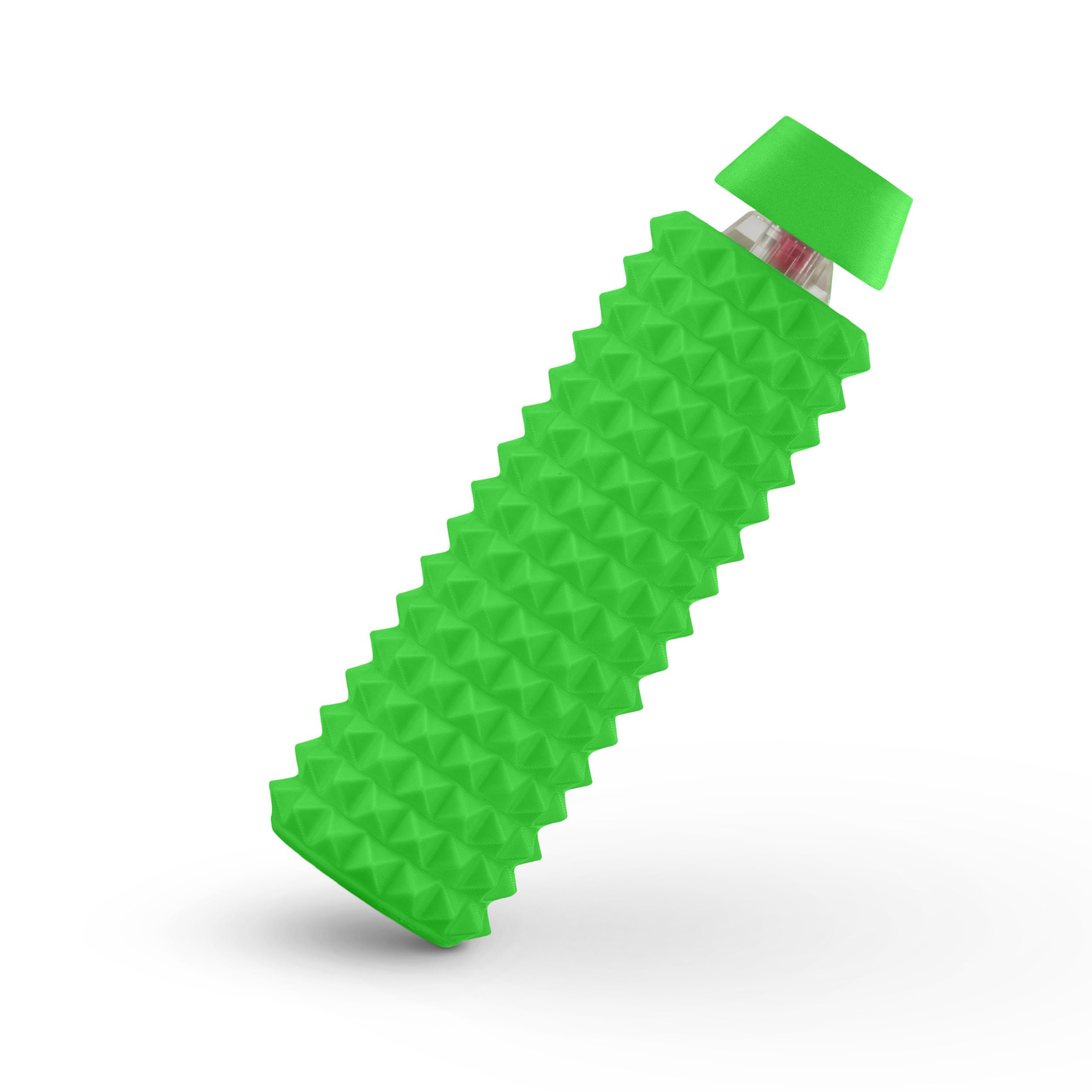 Sensory Spike Roller Clicker, Tactile Pain Stim Fidget with Clicker Switch, Pain Stimulation Roller with Lanyard (Green)