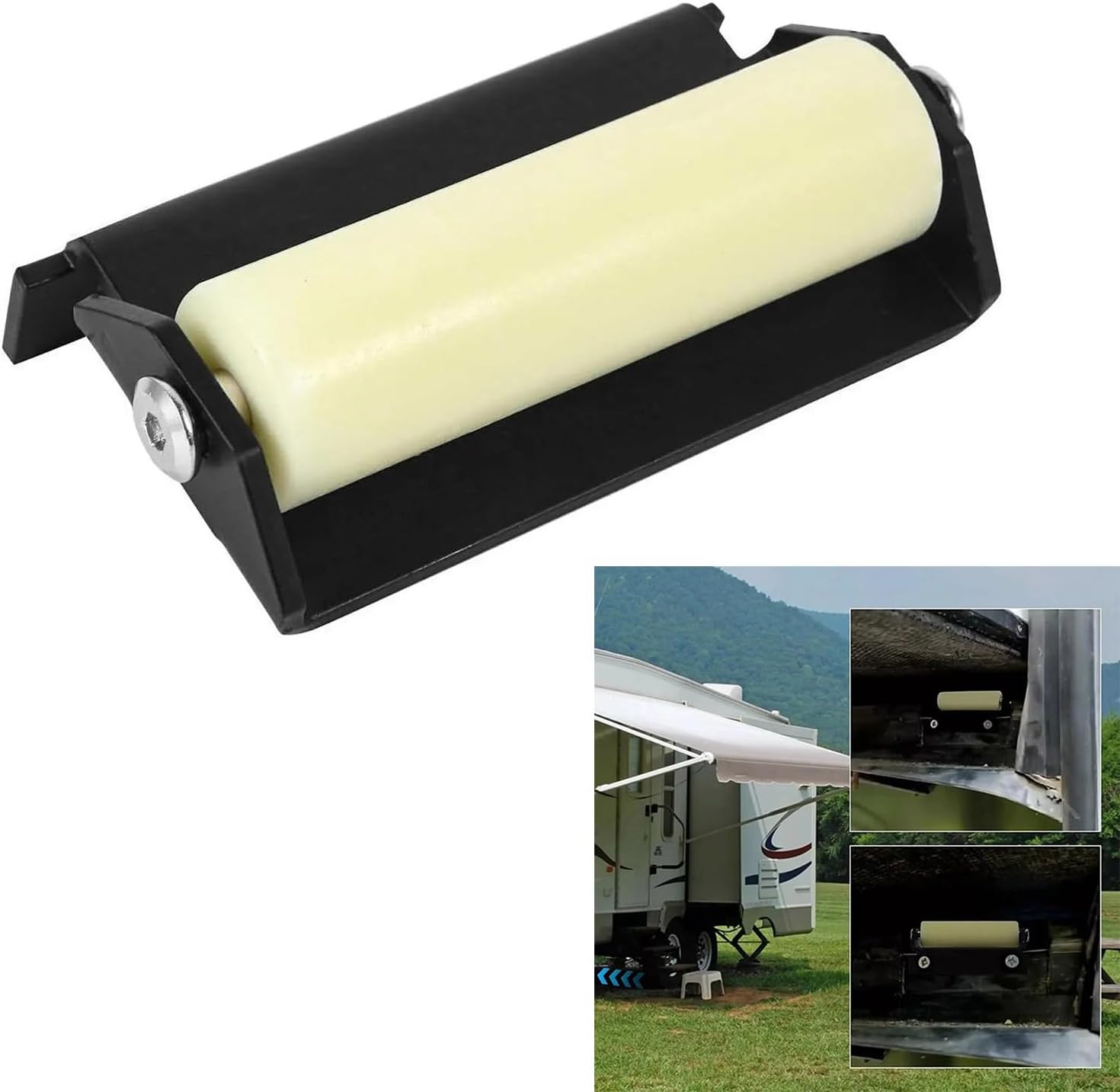 2Pcs Slide Rollers for Slide Out Systems J-36 Service Roller 276288 Steel Plate Slide Out Roller Set