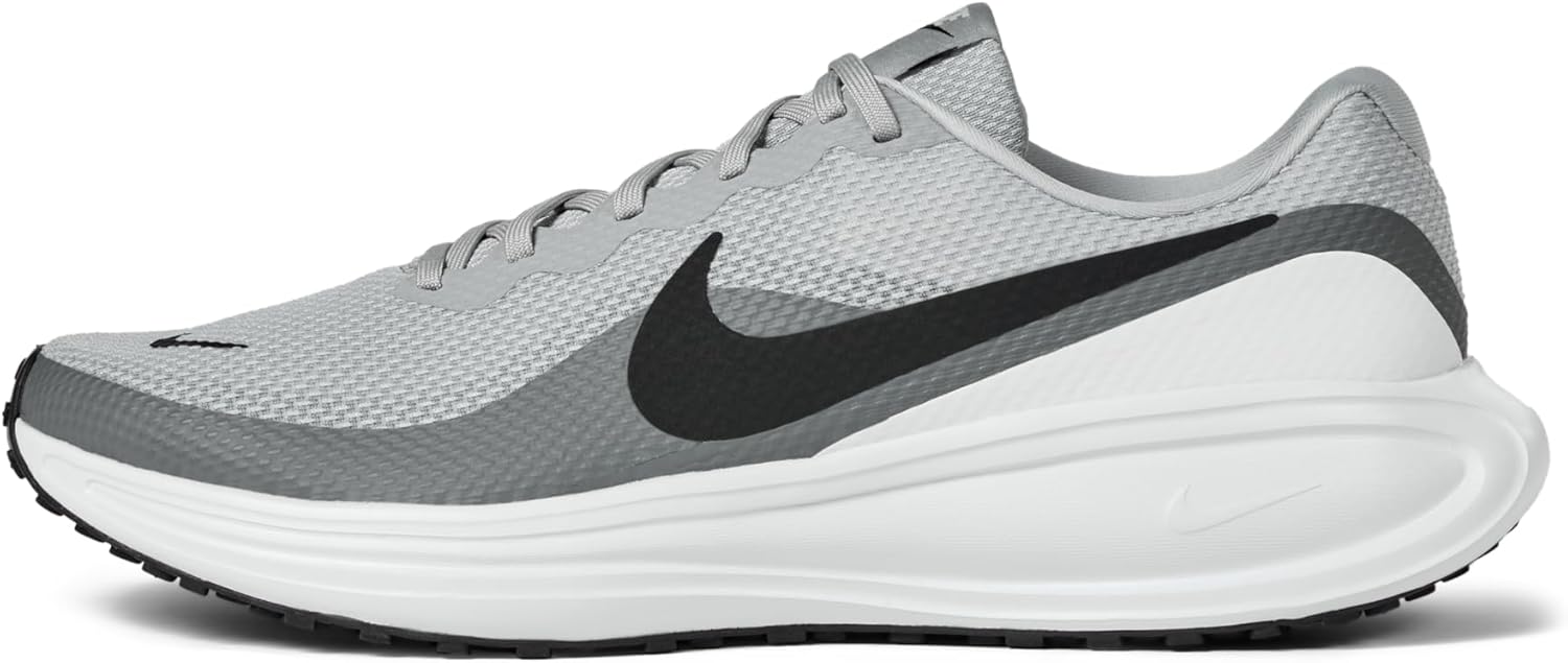 Nike Men's Revolution 8 Road Running Shoes, Lt Smoke Grey/Black-Smoke Grey-White, 10