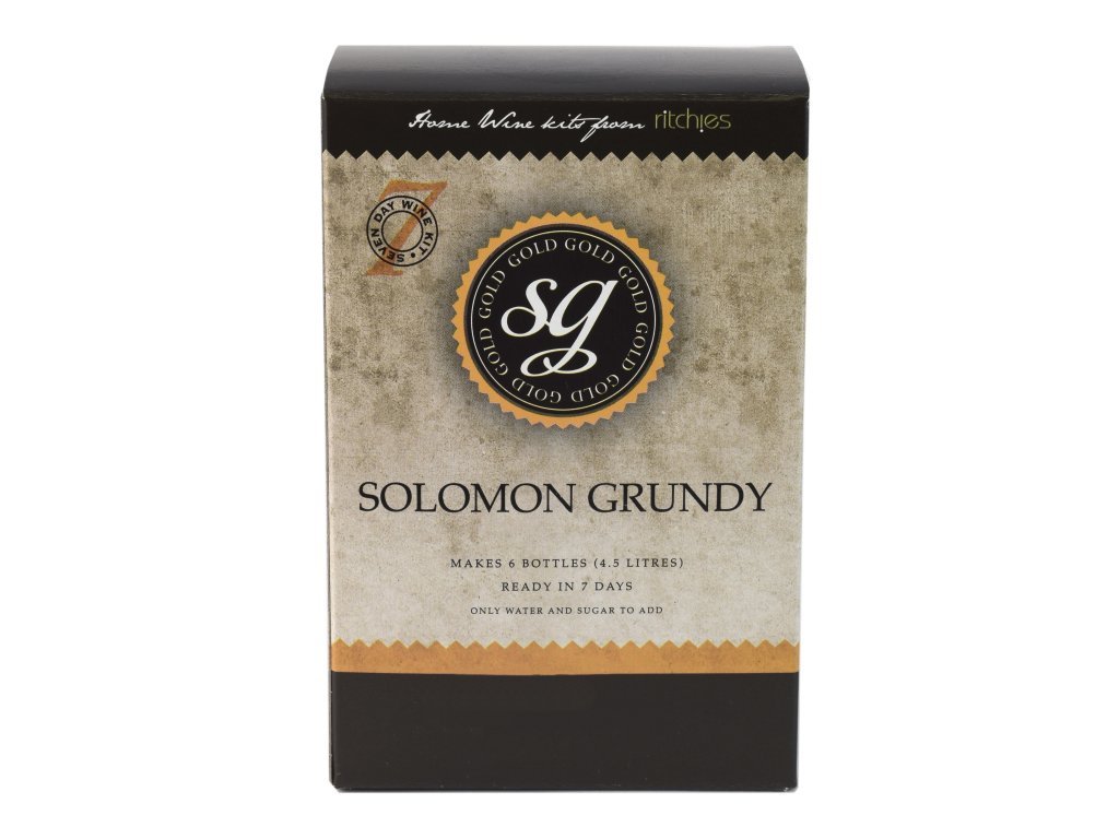 Solomon Grundy Gold - Merlot 6 Bottle