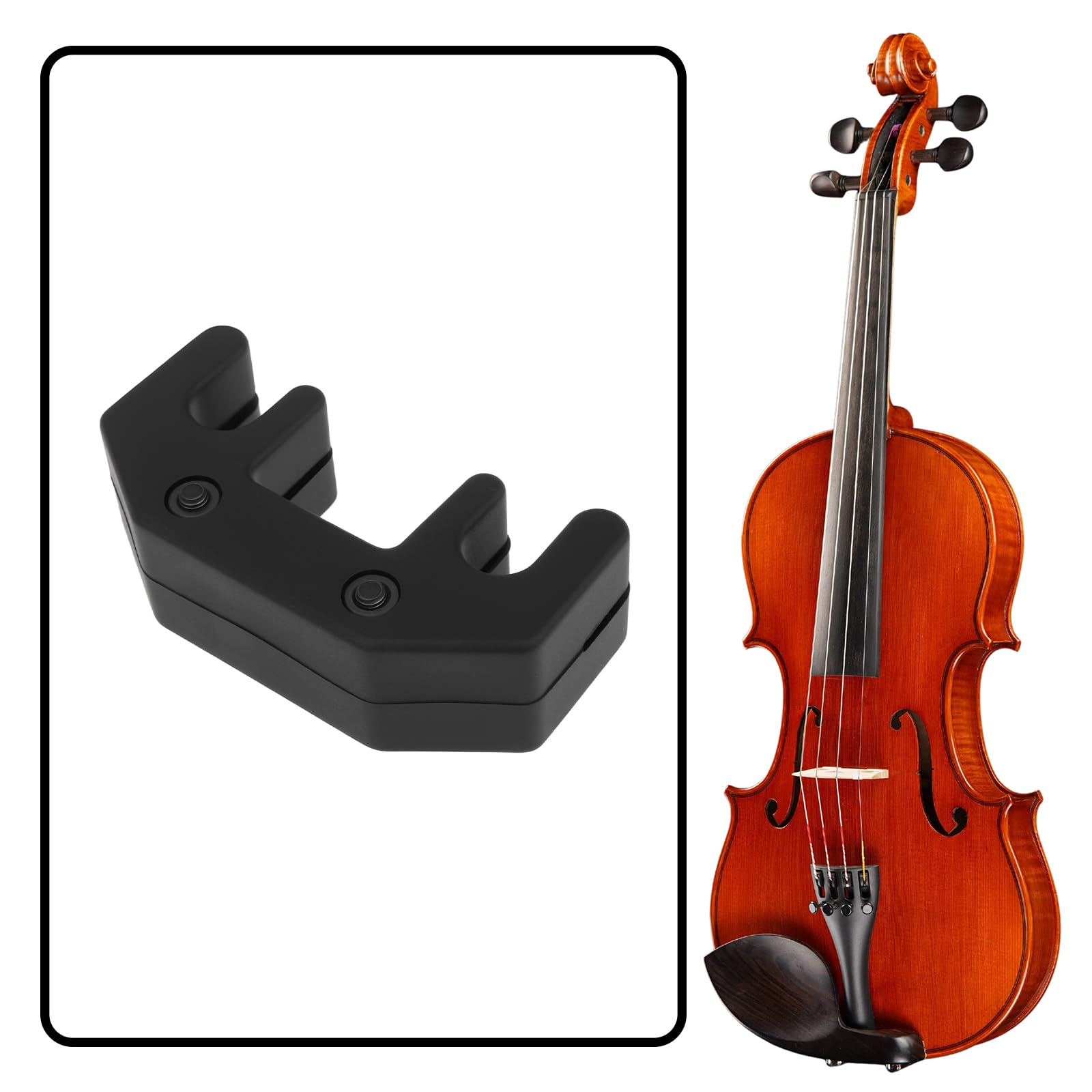 Sourdine de Pratique en Silicone Réducteur de Bruit Compatible avec Violon et Alto