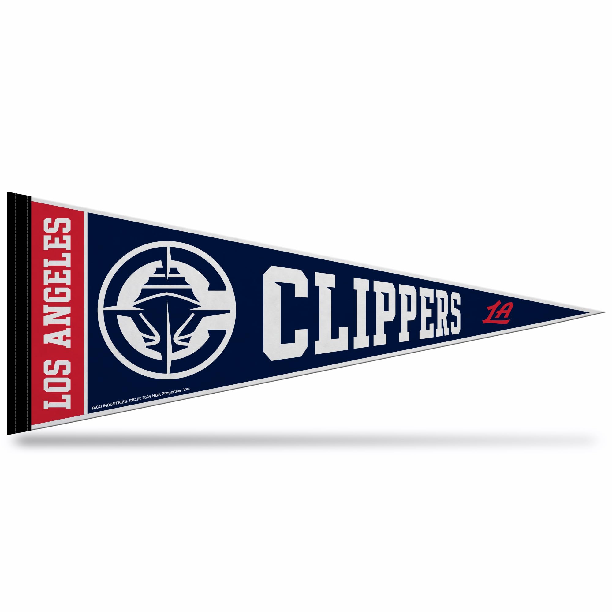 Rico Industries NBA Basketball 12" x 30" Felt Wall Décor Pennant - Great for Home/Bed Room/Man Cave Décor