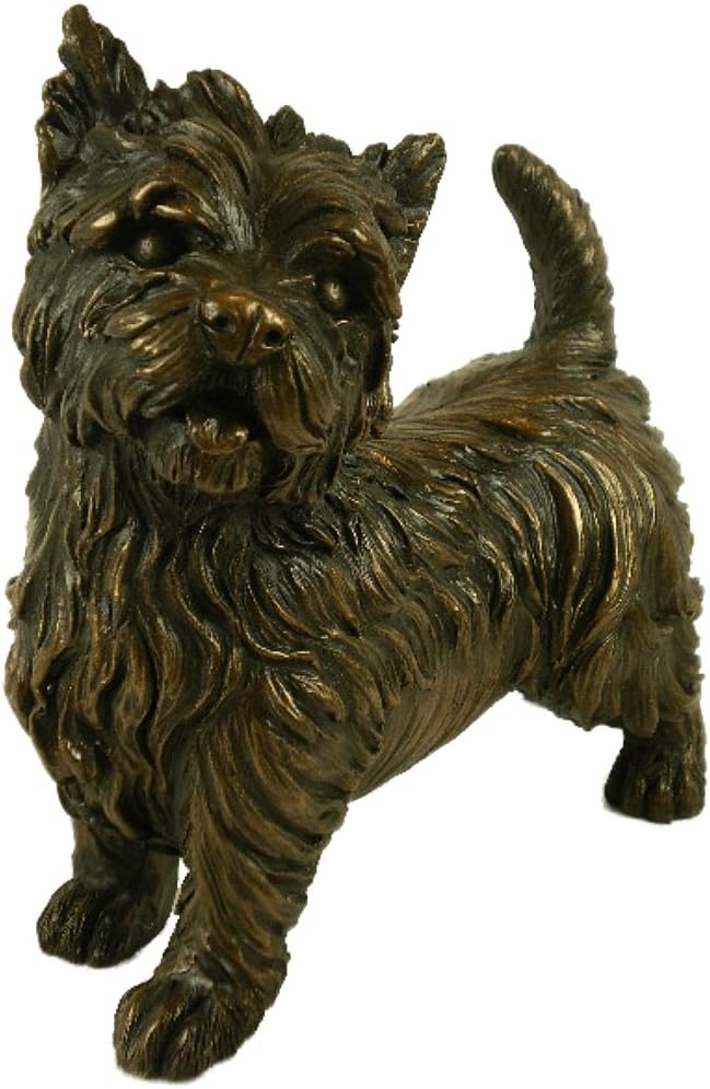 Bronzed West Highland Terrier Dog SCULPTURE