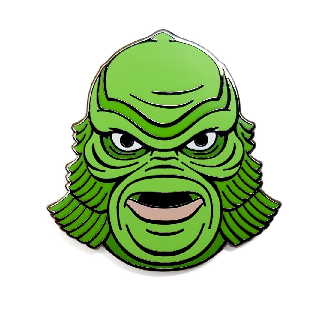 Pinsanity Creature from the Black Lagoon Horror Enamel Lapel Pin