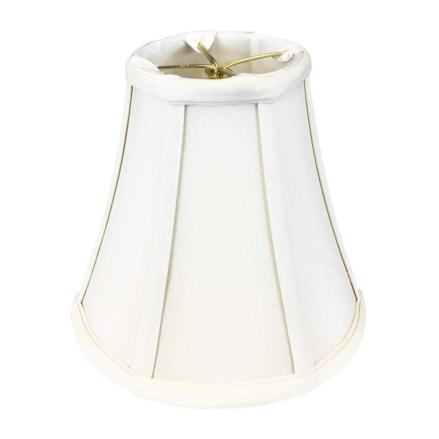 Royal Designs True Bell Lamp Shade with Round Clip, White, 3.75"" x 7"" x 6.75"" (BSO-704RC-7WH) — image 1