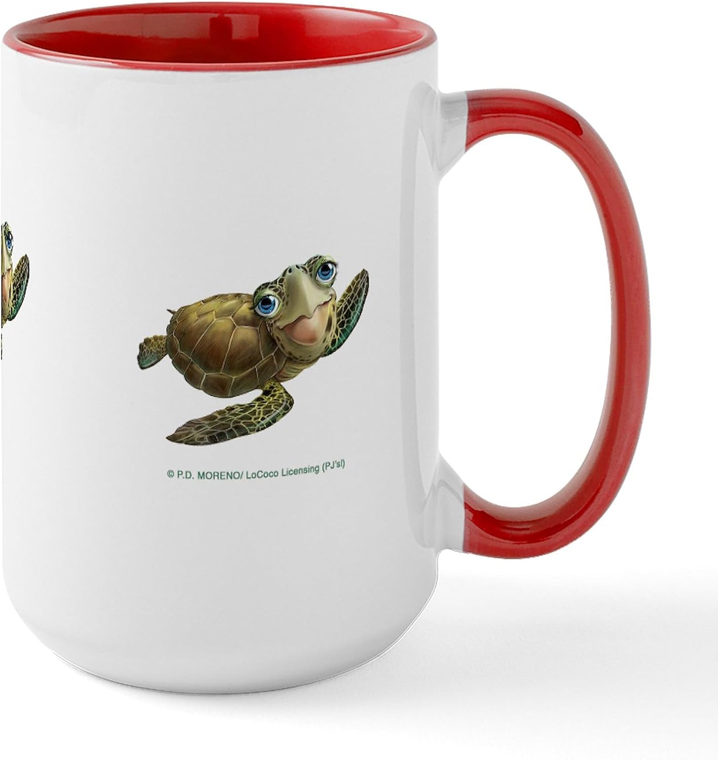 CafePress PD Moreno's Seal 15 Oz Ceramic Large Mug 15 oz (444 ml) Ceramic Coffee Mug
