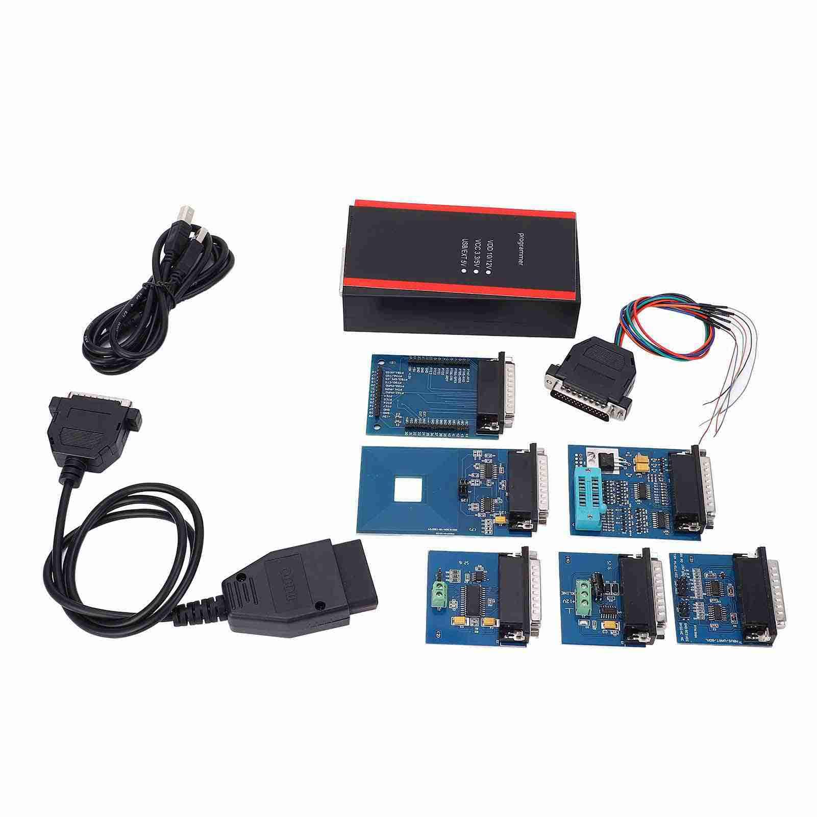aqxreight Narzędzie Diagnostyczne do Samochodów Urządzenie do Programowania Zestaw Automatycznego Chip Tuningu z Pełnymi Adapterami NECV850 BLR CAN Ibutton Sd_unloc