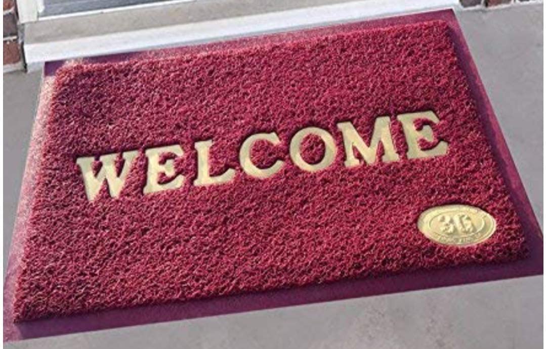 AMRO Beautility Needs Home MART Dust & Dirt Removal Anti Skid Door Mat A Must for Home, Office, School, Hotel, Restaurant or Any Outdoor and More Size 16" X 24" Inches (40 X 60) cm 2