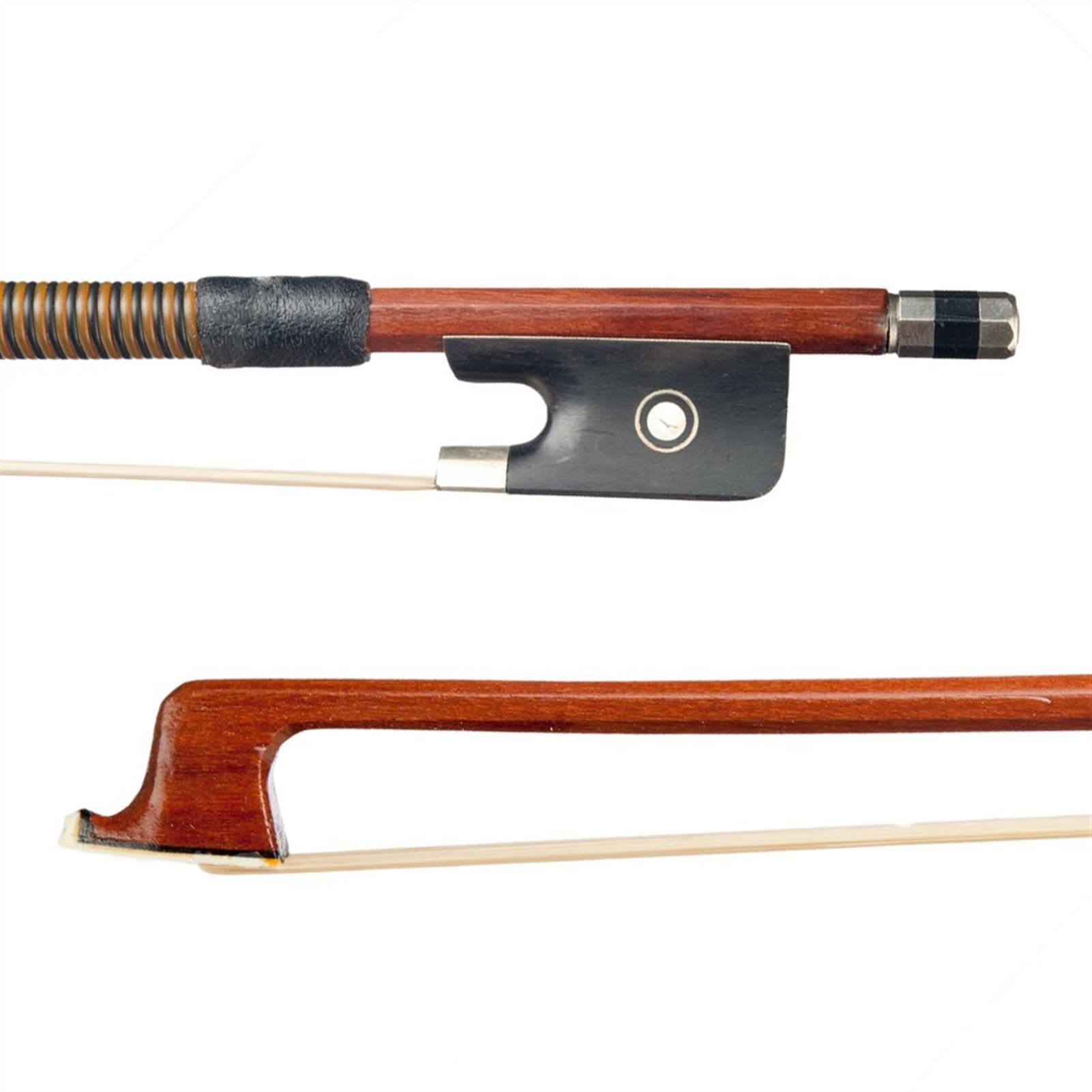 TSTS Brasilwood 16 '' Viola Bow Bow Octantuntal Stick Natural Hirehir Ebony Rana Parigi Eye Inlay Fiocco Professionale Violino