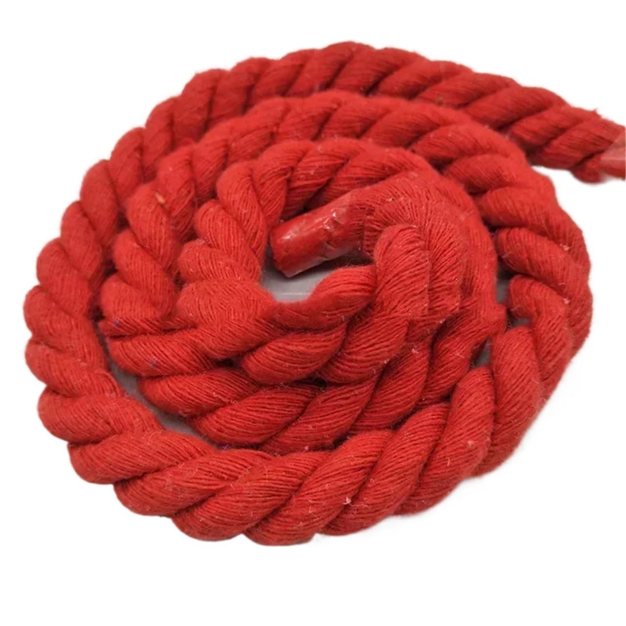 Twisted Cotton Cord 1-5Meters 12mm 3 Strands Twisted Cotton Rope Woven Braid Bag Cords Home Decor Drawstring Ropes DIY(Color 4,12mm-4Meters)