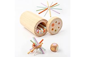 Educational Learning Toys for 2 Year Old Boys: Montessori Rainbow Wooden Blocks