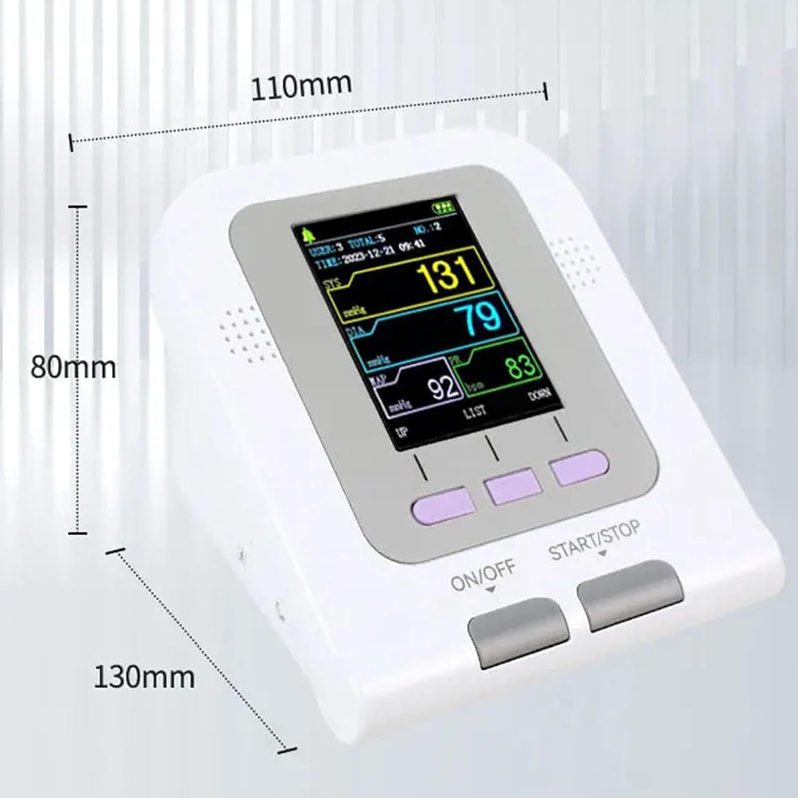 Misuratore Pressione Sanguigna Veterinario, Apparecchiatura Veterinaria Digitale, Sfigmomanometro Elettronico Con 3 Bracciali 3 Modalità, Display Digitale LCD, Per Gatti, Elefanti, Cura Degli Animali