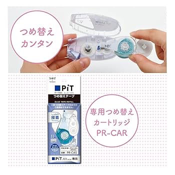 Amazon | トンボ鉛筆 テープのり ピットエアーミニ つめ替え