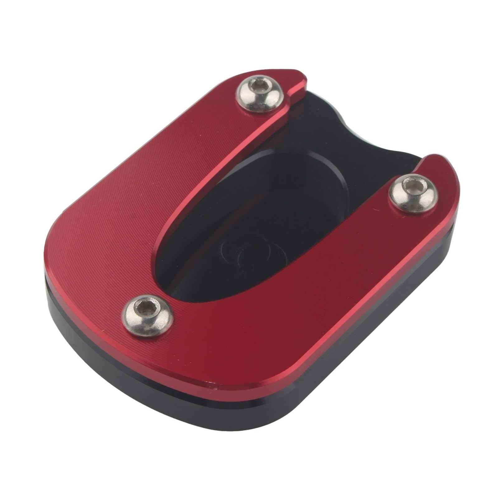 Cavalletto per moto Ingrandisci il cavalletto laterale piedino(Rosso)