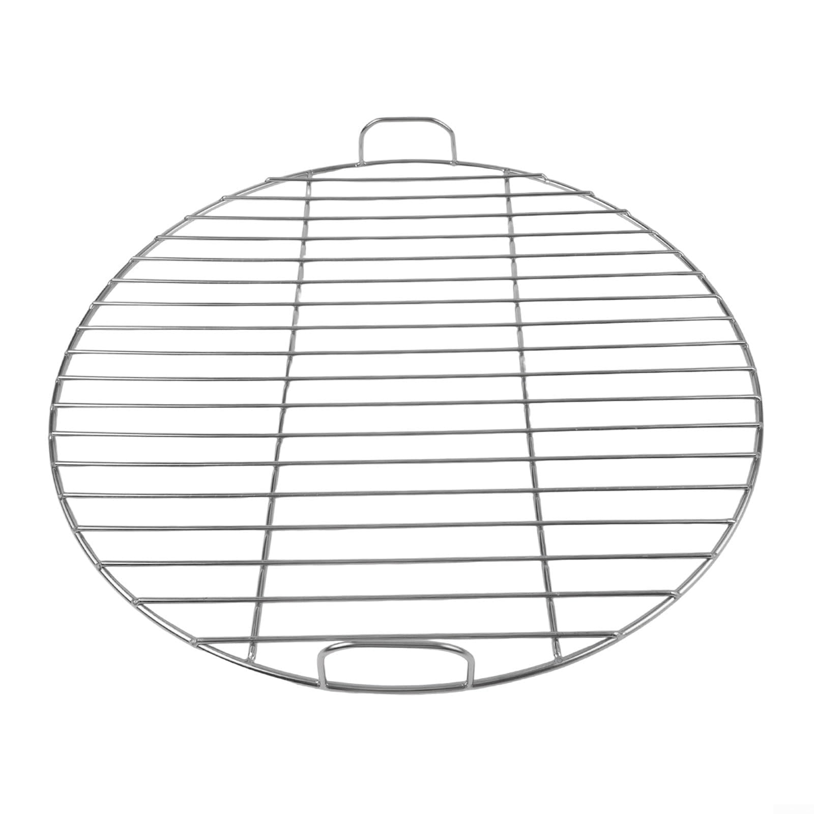 Para parrilla redonda de acero inoxidable con mango de 57 cm, para modelos de repuesto 7432 y 1241304, rejilla de 45 cm de diámetro (55 cm)