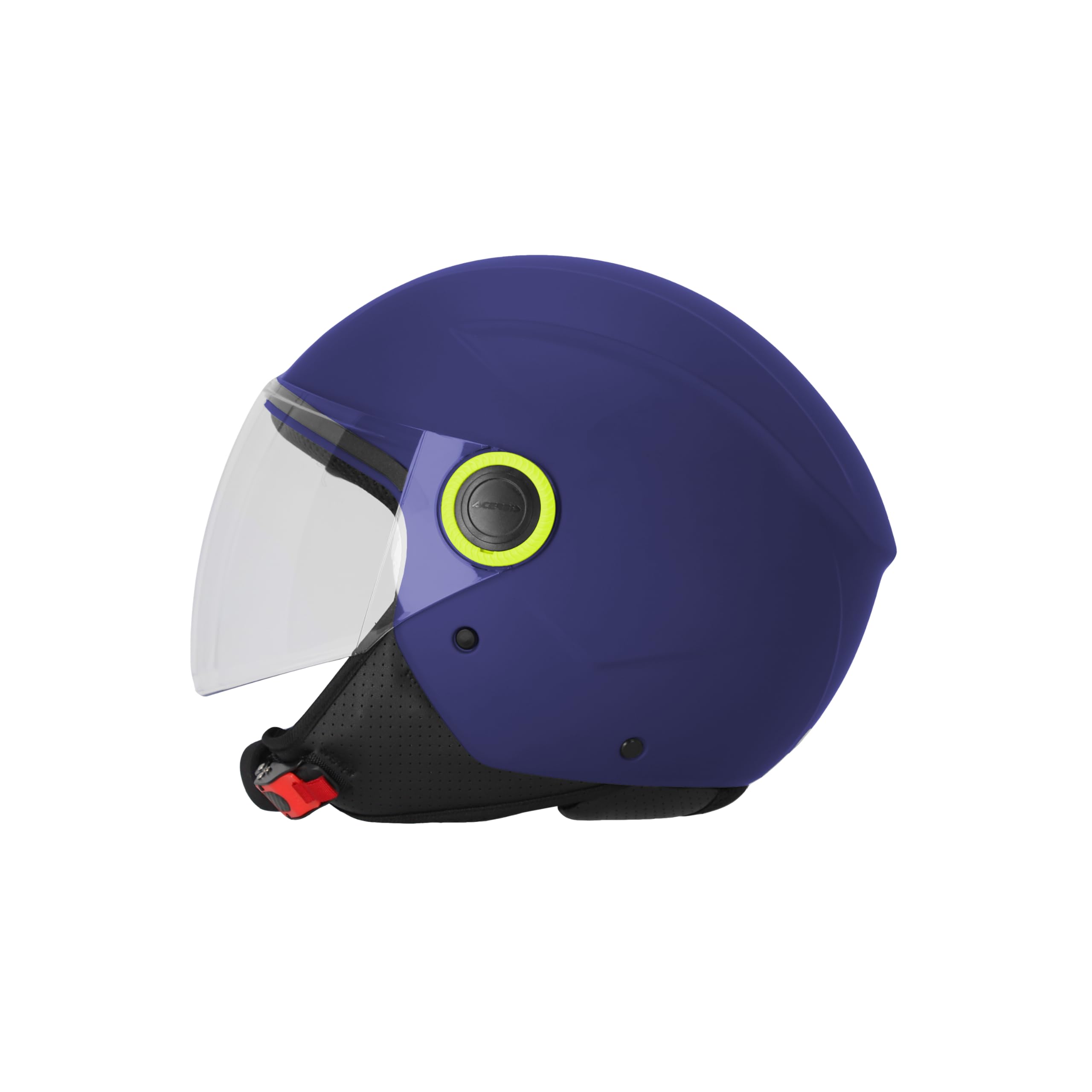 Acerbis CASCO JET BREZZA con Visiera e Omologazione ECE 22.06 (Blu Opaco - Taglia M)